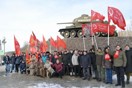 Воронежская область: автопробег в честь 108-й годовщины создания Красной Армии