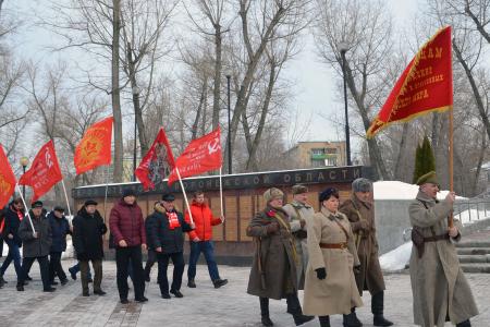 Воронежская область: автопробег в честь 108-й годовщины создания Красной Армии