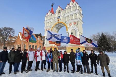 Амурская область. В Благовещенске дан старт заплыву в Антарктиде. Экспедицию поддержали Г.А. Зюганов и Н.М. Харитонов