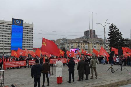108-я годовщина создания Красной Армии и Военно-морского флота в Ростове-на-Дону