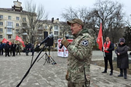 108-я годовщина создания Красной Армии и Военно-морского флота в Ростове-на-Дону
