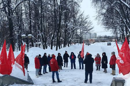 Коммунисты города Иваново почтили память Михаила Фрунзе