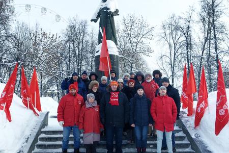 Коммунисты города Иваново почтили память Михаила Фрунзе