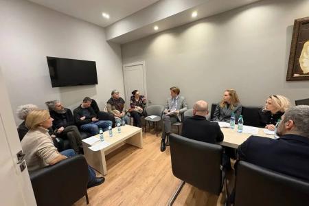 Состоялась встреча Казбека Тайсаева и Николая Котова с жителями района Арбат