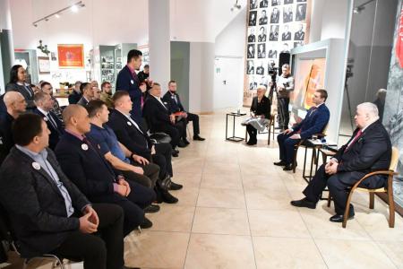 Казбек Тайсаев с рабочим визитом в Республике Хакасия