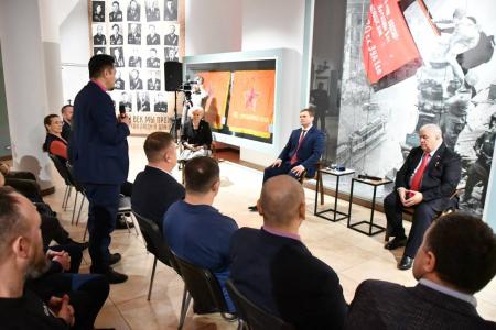 Казбек Тайсаев с рабочим визитом в Республике Хакасия