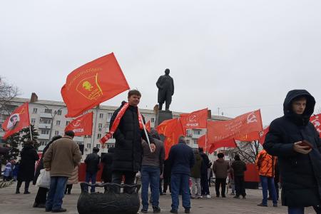 108-я годовщина создания Красной Армии и Военно-морского флота в Ростове-на-Дону