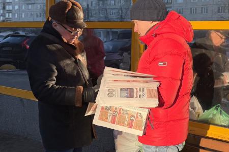 Санкт-Петербург: в Колпинском районе состоялся масштабный агитрейд КПРФ