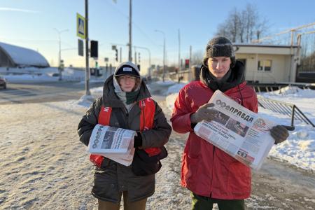 Санкт-Петербург: в Колпинском районе состоялся масштабный агитрейд КПРФ