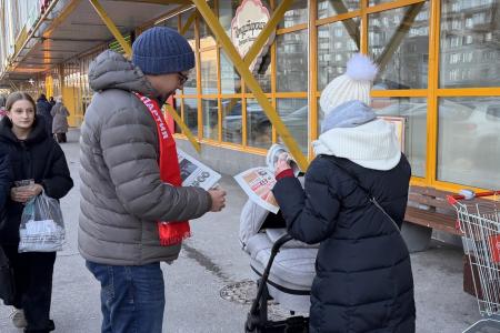 Санкт-Петербург: в Колпинском районе состоялся масштабный агитрейд КПРФ