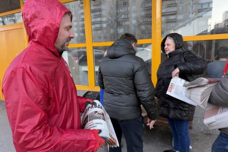 Санкт-Петербург: в Колпинском районе состоялся масштабный агитрейд КПРФ