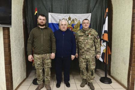 Делегация КПРФ во главе с Казбеком Тайсаевым посетили Луганск