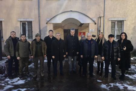 Второй день рабочей поездки делегации КПРФ под руководством Казбека Тайсаева в Луганск