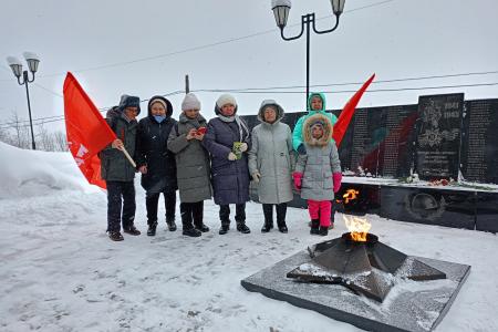В Республике Коми КПРФ и сторонники партии провели серию памятных акций, посвященных Дню Советской армии и Военно-Морского флота