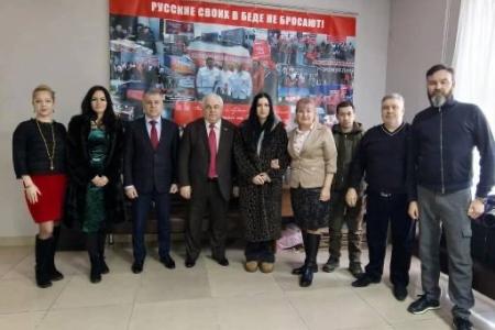 Делегация КПРФ во главе с Казбеком Тайсаевым прибыла в Донецк