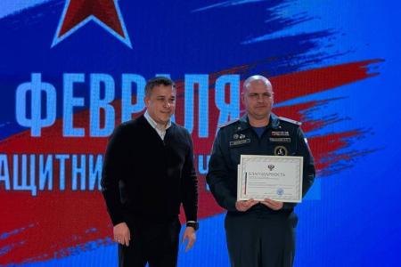 Вологодская область. Сенатор А.М. Гибатдинов провёл в кадетской школе встречу цикла «Сто вопросов взрослому», приуроченную ко Дню защитника Отечества
