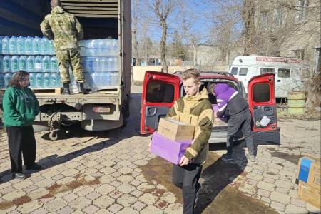 Место встречи – Луганск. Воронежские коммунисты в рамках гуманитарной миссии посетили Луганскую Народную Республику