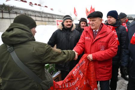 150-й гуманитарный, праздничный конвой от КПРФ ушел из Подмосковья