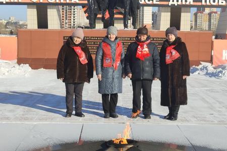 Коммунисты Забайкалья почтили память павших в Сталинградской битве