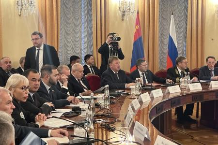 Владимир Кашин выступил на заседании Комиссии по сотрудничеству Федерального Собрания РФ и Великого Государственного Хурала Монголии