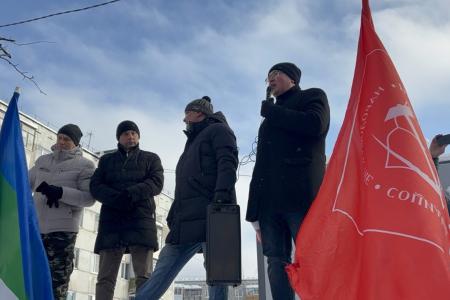 Республика Коми. Мороз и административный ресурс не сломили – жители п.г.т. Жешарт вышли на митинг за национализацию комбината