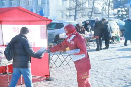 В Омске прошла серия пикетов, посвящённых Дню Советской Армии
