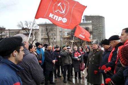 Вечная слава воинам-красноармейцам! Ростовские коммунисты почтили память освободителей Ростова-на-Дону