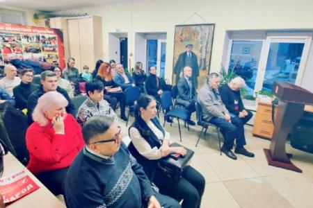 На встрече с партийным активом Калининградского обкома КПРФ Ольга Алимова отчиталась о работе в Государственной Думе