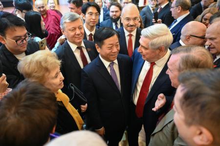 Геннадий Зюганов и Иван Мельников приняли участие в приёме, проведенном Посольством КНР в России