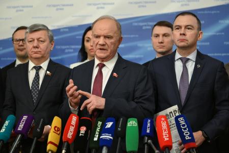 "Наша сила – в сплоченности!". Пресс-подход Г.А. Зюганова в Госдуме 10 февраля 2026 года