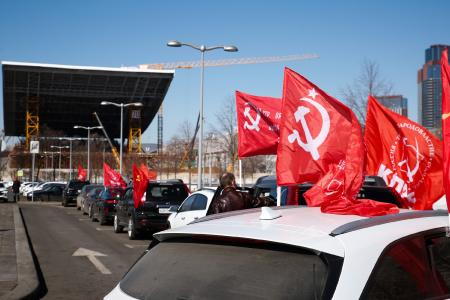 На улицах столицы «Красные крылья Победы»
