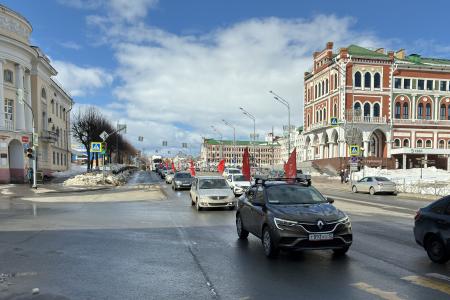Марий Эл. Патриотический автопробег «Красные крылья Победы» в Йошкар-Оле
