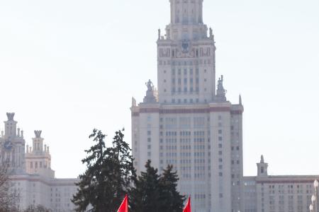 На улицах столицы «Красные крылья Победы»