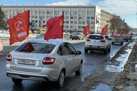 Марий Эл. Патриотический автопробег «Красные крылья Победы» в Йошкар-Оле