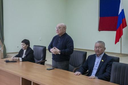 Депутаты фракции КРО ПП КПРФ в Народном Хурале Калмыкии провели встречу с избирателями в селе Яшалта