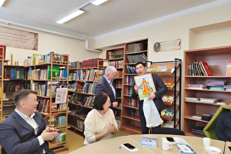 Секретари Якутского рескома КПРФ провели встречи с коллективом Сунтарской школы № 1 по случаю 125-летия большевика И.А. Колесникова