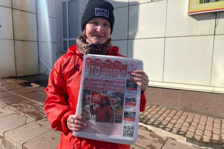 «Весенняя Кострома снова в Красном!» Агитбригада КПРФ вышла на улицы областного центра
