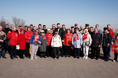На улицах столицы «Красные крылья Победы»