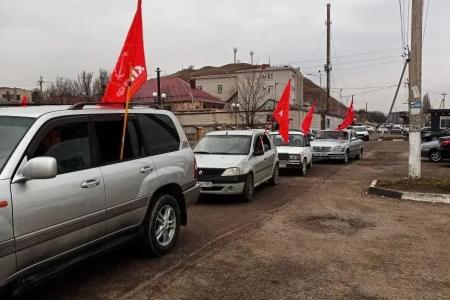 Возродим Советский Союз! Акция коммунистов Карачаево-Черкесии