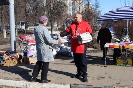 Трудовой народ за СССР! В Орле коммунисты и комсомольцы провели пикеты, посвященные 35-летию Всесоюзного референдума за сохранение СССР