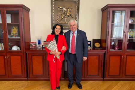 Казбек Тайсаев посетил с рабочим визитом Южную Осетию