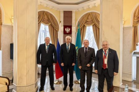 Казбек Тайсаев прибыл в республику Казахстан для мониторинга республиканского референдума в составе миссии МПА СНГ
