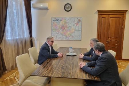 Руководитель фракции КПРФ в Мособлдуме Александр Наумов встретился с трудовым коллективом «Южных электрических сетей»