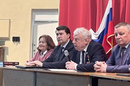Тверская область. Олег Лебедев провел встречу студентов с Героями