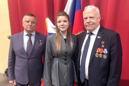 Тверская область. Олег Лебедев провел встречу студентов с Героями