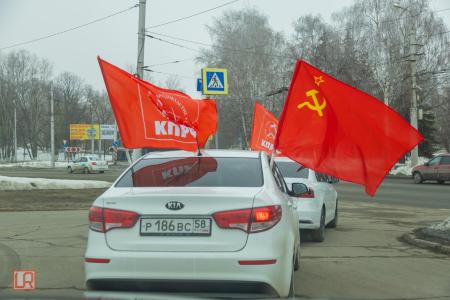 Красные крылья Победы в Пензе: автопробег в память о референдуме за сохранение СССР