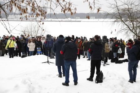 Руки прочь от парка «Трудовые резервы»! Д.А. Парфенов провел встречу с жителями Тушино