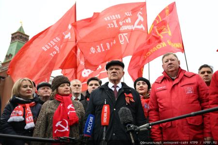 Г.А. Зюганов: По Ленинско-Сталинским заветам вперед – в будущее!