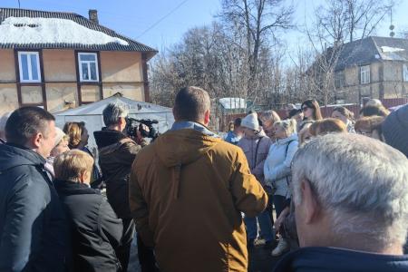 Лидер ивановских коммунистов Александр Бойков принял участие в народном сходе в Рабочем поселке