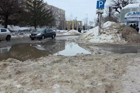 Рязань. Депутат от КПРФ Денис Сидоров: «Чистые» отчёты администрации Рязани тонут в грязи и снегу